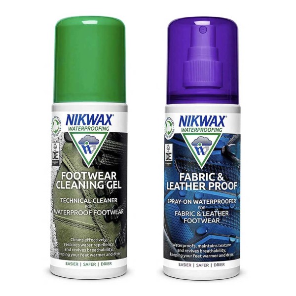 NIKWAX Nikwax footwear cleaning gel/fabric & leather proof [12] single